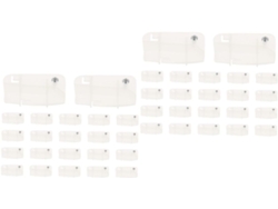 Juego de 50 accesorios para montaje de luminarias de techo, incluidos clips de fijación Gokoco