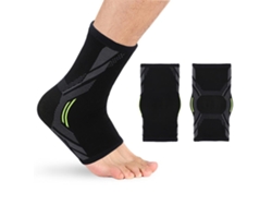 2026rebe-2 Piezas Brazalete De Tobillo Tejido Elástico Con Compresión Para Deportes Fitness Running Torceduras Dolores Plantar Fasciitis