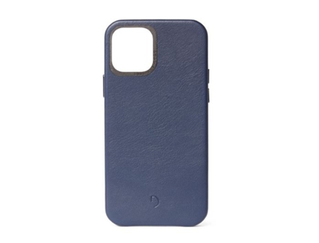 Funda para iPhone 12 Mini DECODED Piel Azul