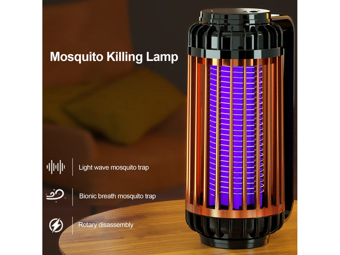 Bj-lâmpada Elétrica Anti-mosquitos Doméstica Com Suporte Para Parede E Mesa, Armadilha Para Mosquitos Com Luz Noturna