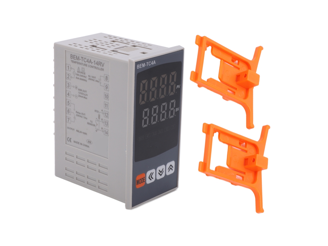 Termostato Digital Inteligente Pid Controle de Temperatura com Saída de Relé 100 240vac Bem tc4a 14rv