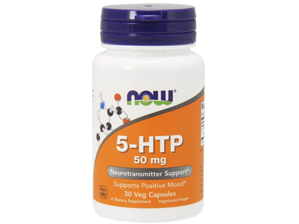 NOW FOODS 5-Htp 50 Mg 30 Cápsulas Vegetales