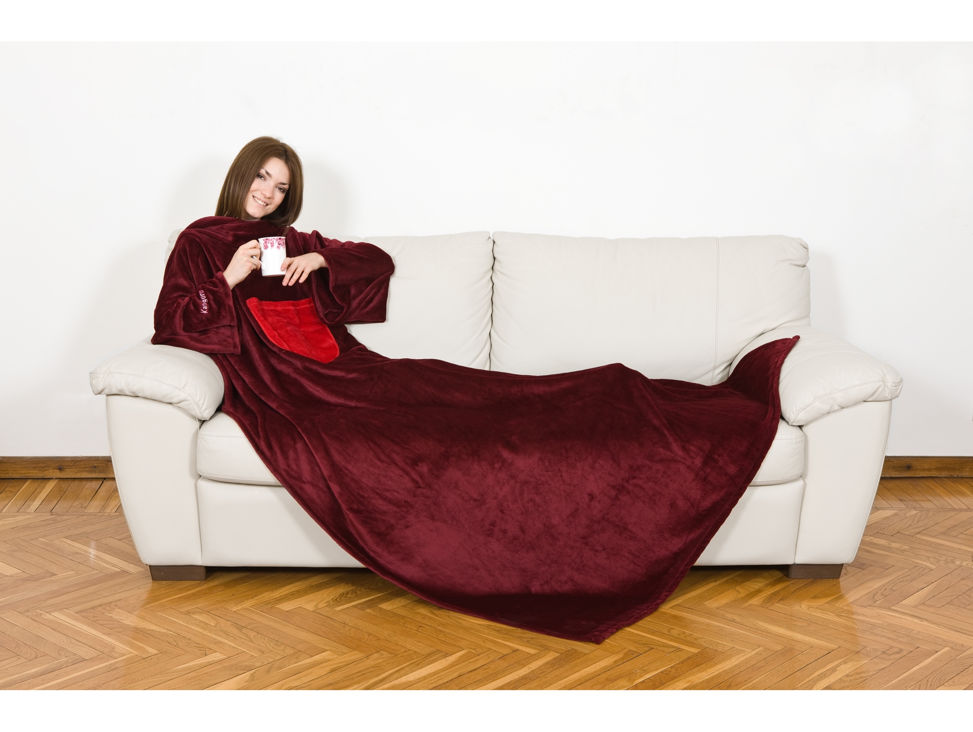 Manta KANGURU Deluxe Passion (Burdeaux - 140 x 210 cm)
