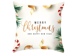 Serie Navideña Estilo Rojo Funda Decorativa de Almohada