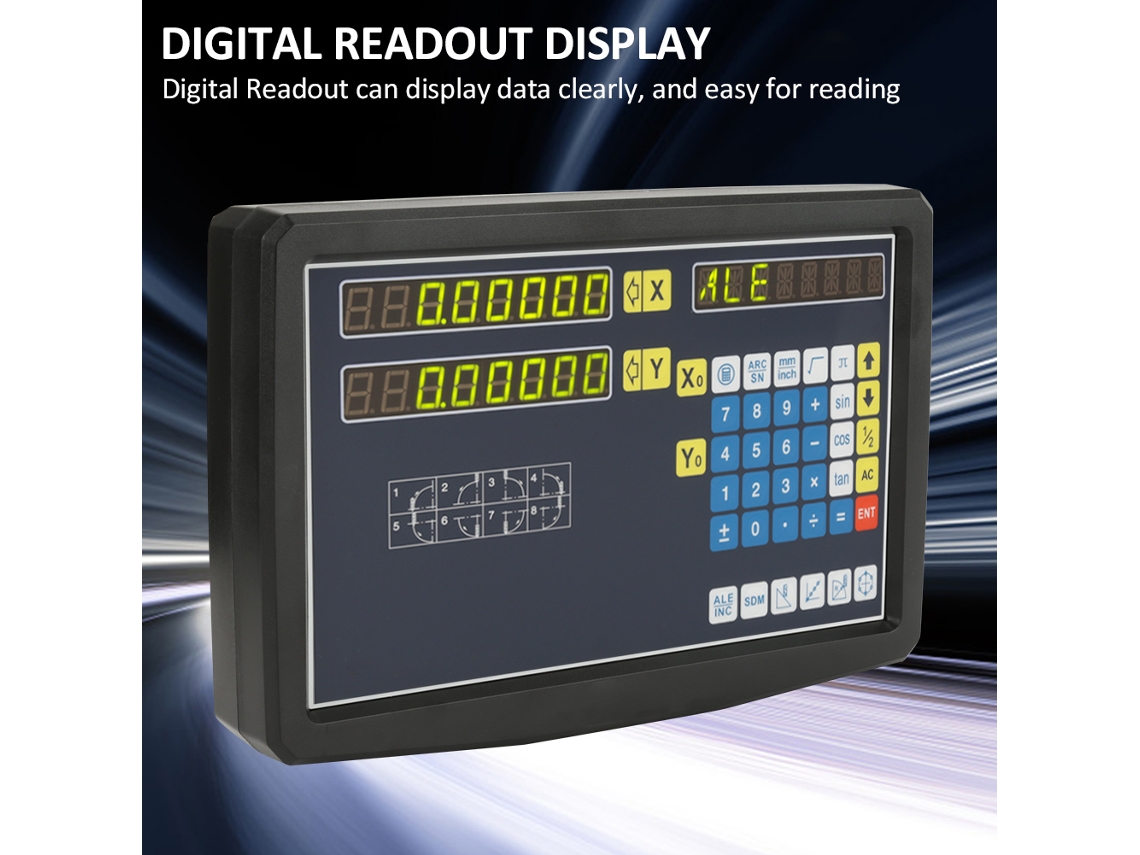 Lector digital de 240 V para máquinas de corte y grifos.