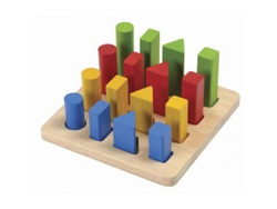 Juego Tradicional PLAN TOYS Figuras Geométricas en Madera
