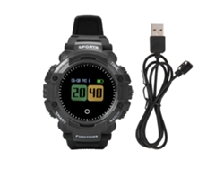 Mi Reloj Inteligente F9 8266 Con Monitor De Frecuencia Cardíaca Bluetooth, Material Abs, Color Negro