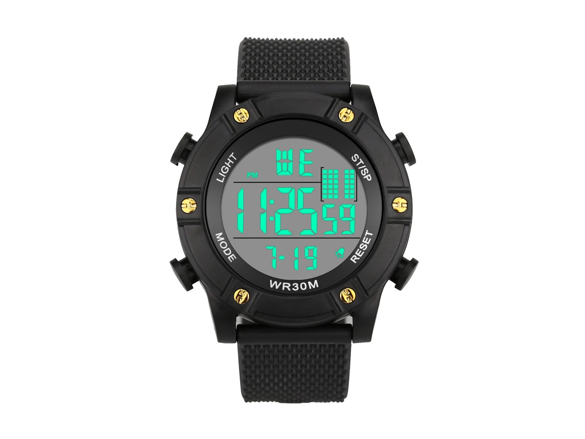 Reloj Electrónico Para Hombre Con Correa De Silicona, Estilo Ejecutivo, Moda De Lujo.
