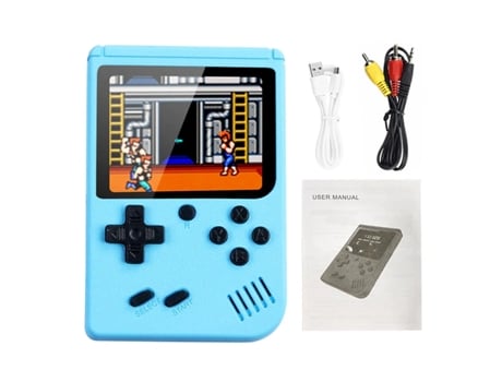 Consola de Juegos Portátil Retro Azul