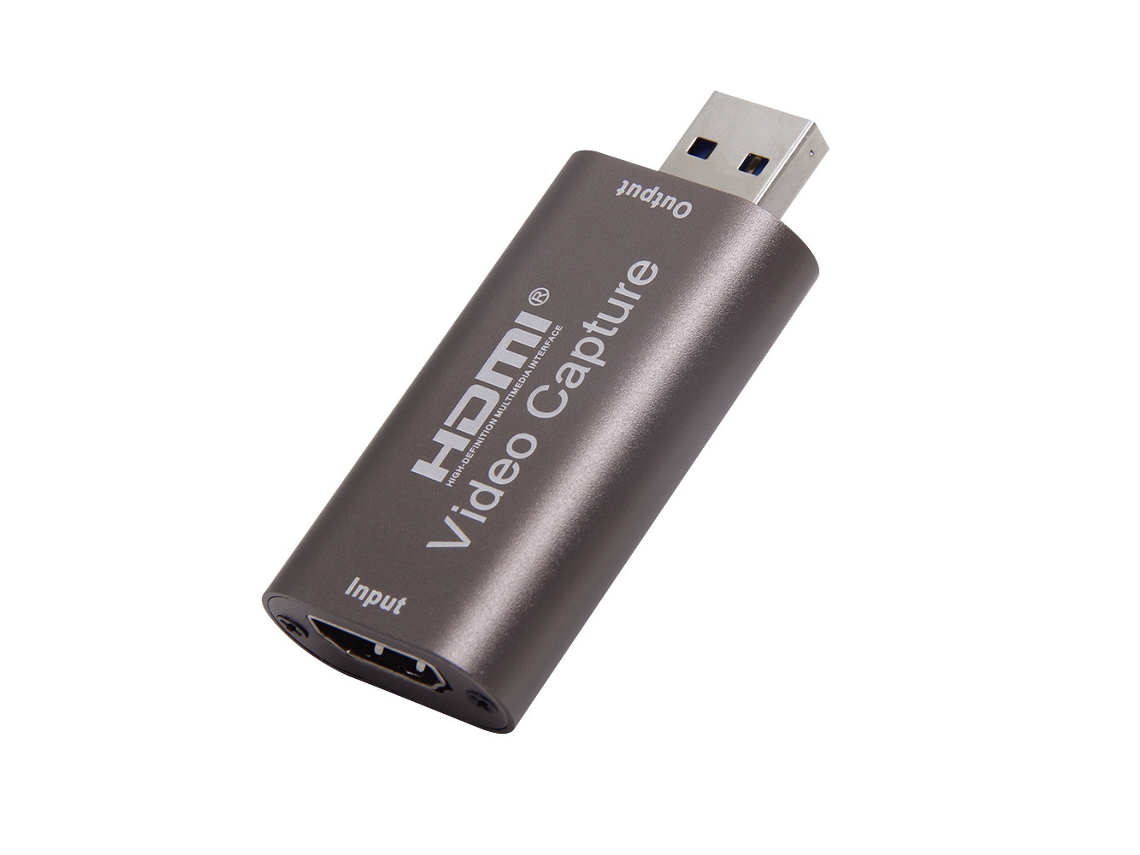 Tarjeta De Captura De Vídeo Hdmi Usb 3.0 Marrón, Compatible Con 4k, Diseño Ultracompacto, Ideal Para Streaming Y Grabación.