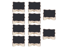 10 Mini Cajas De Pizza De Madera Con Tablero De Mensajes Decorativo Para Fiestas De Boda.