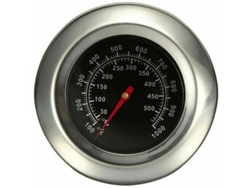 Termómetro De Horno De Acero Inoxidable Para Barbacoas Con Puntero Rojo Visible.