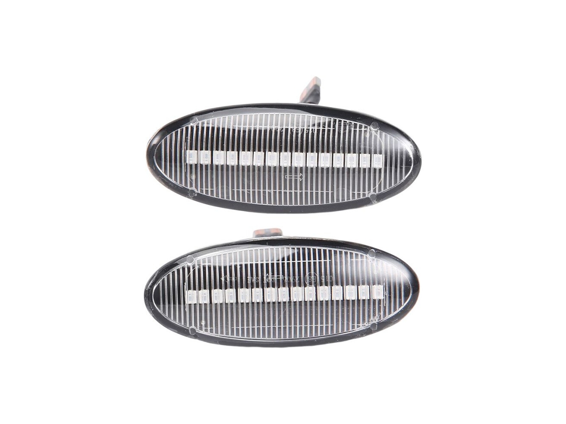 Luz Intermitente Lateral Led Dinámica Para Coche Qashqai J10 X-trail T31 Juke Leaf Micra Blanca