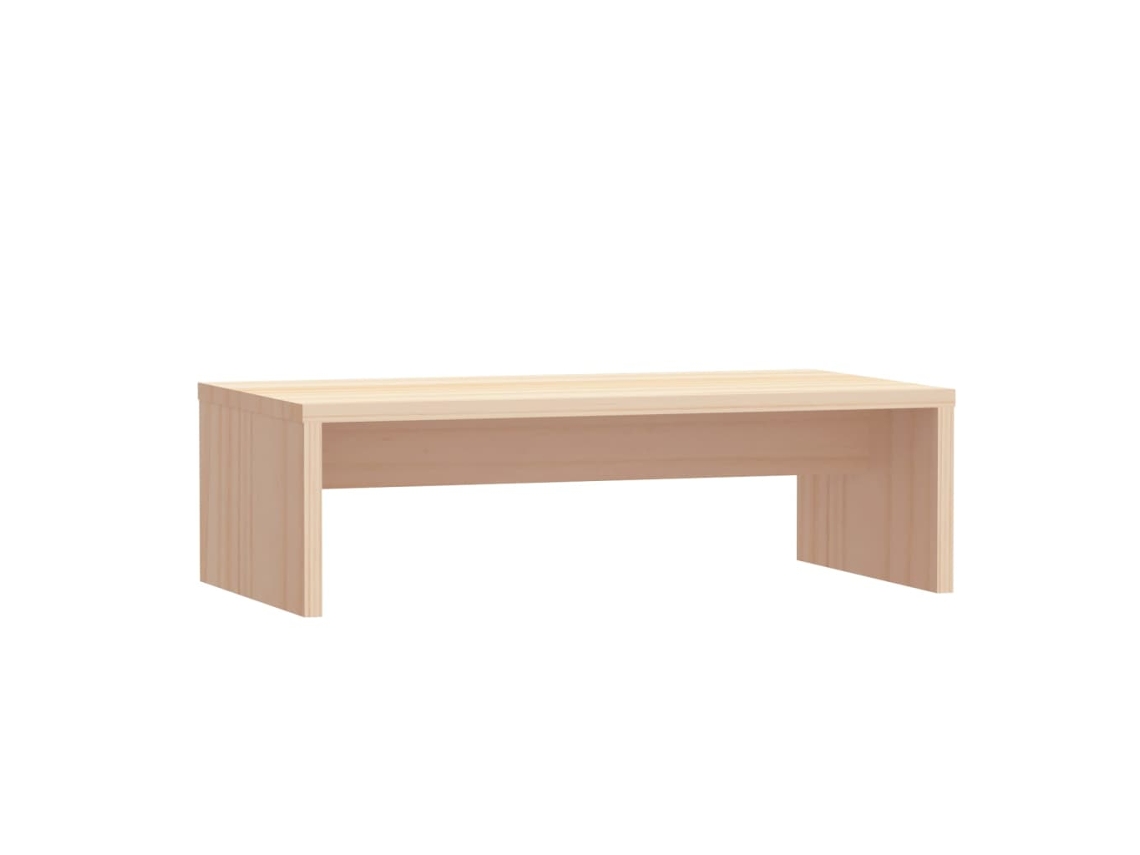 MAISON EXCLUSIVE Soporte para monitor en madera de pino macizo (50x27x15 cm)