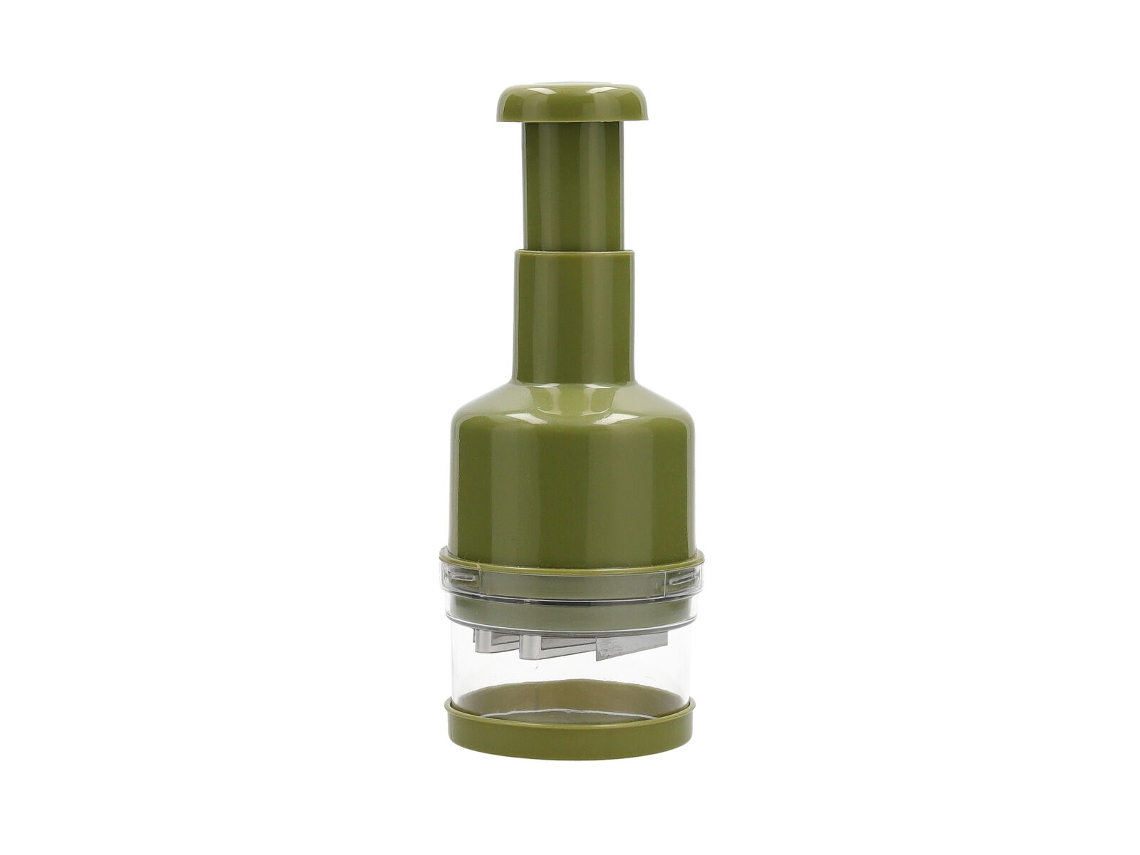 Picadora QUID Naturalia Manual Verde Metal 8,2 x 23 cm