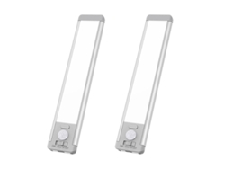 2 Tiras Led Sin Cable C  Sensor Para Armario Escalera Cocina