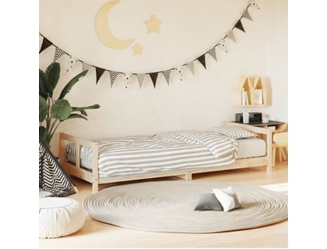 Estructura De Cama Para Niños VIDAXL Marrón Madera (80x200 cm)