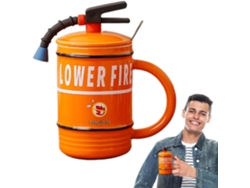 Caneca Criativa Em Formato De Extintor De Incêndio - Caneca De Água Divertida E Criativa