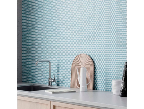 Azulejo Porcelánico REALONDA Penny Glossy Ocean 31 x 31 cm (0.88 m2/cj)
