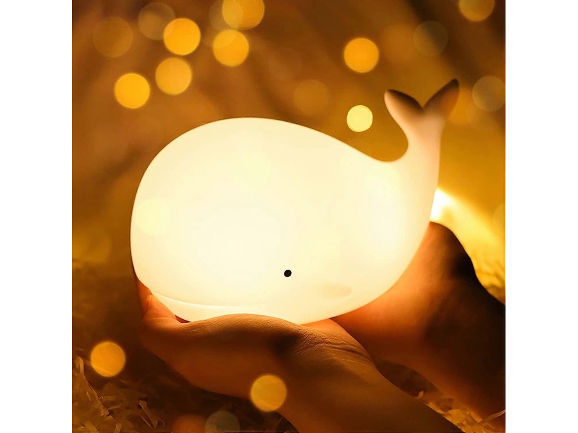 Luz nocturna LED para niños, luz nocturna de silicona para bebés, control táctil Rosewell