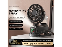 Producto Combina Un Ventilador Y Un Humidificador, Lo Que Permite Ajustar El Flujo De Aire Y La Humedad. Es Fácil De Usar Y Está Fabricado C