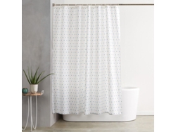 2026-cortina De Baño De Tela Con Ojetes Y Ganchos, 72x72 Pulgadas, Cuadrados Azules