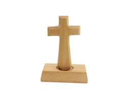 Cruz De Madera De Pie Con Base Magnética 2025, Cruz Portátil Para Oración Y Decoración Cristiana