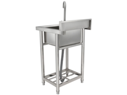 Fregadero comercial Succebuy para servicios públicos, preparación 550x500x950 mm