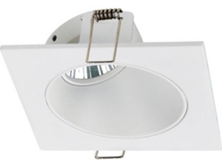 Lámpara de Techo CRISTALRECORD Nael (Blanco - GU10 - Máx. 50W - Aluminio - 4.50 x 11 x 11 cm)