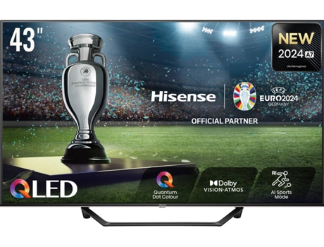 TV HISENSE 43A7NQ (QLED - 43'' - 109 cm - 4K Ultra HD - Smart TV)