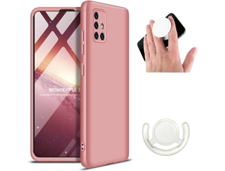 Carcasa, Popsocket y Soporte Samsung A51 Slim armor 360º