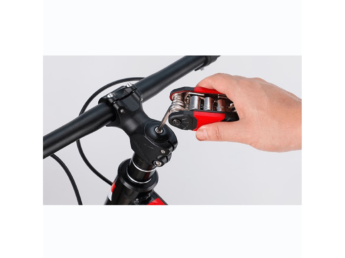Amarela Kit Ferramentas Multifuncional Reparo Bicicleta Nº16 Em 1 Espátulas Pneus Chave Hexagonal Estrada Montanha