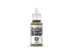Pintura Acrílica Mate 17 Ml ACRYLICOS VALLEJO 988 Marrón Caqui Fs30277