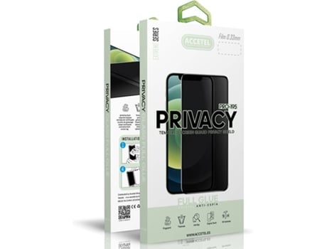Protector Privacy Iphone Xr Accetel Full Macro Negro