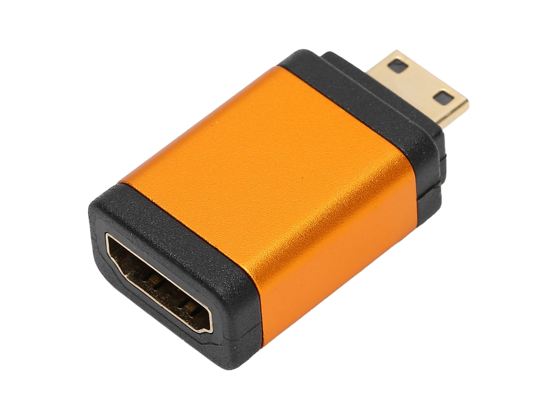 Adaptador mini HDMI macho a hembra para vídeo 4kx2k