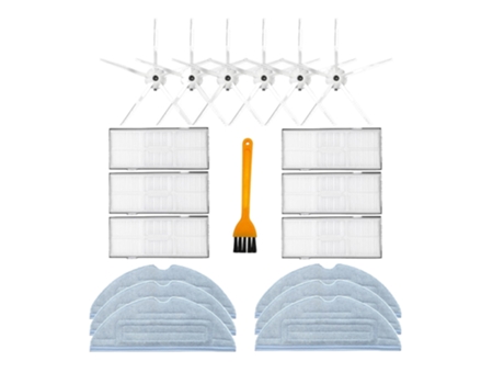 Paños de fregona de Cepillo Lateral de filtro Hepa para Xiaomi Roborock S7 T7S T7S Plus, accesorios, repuestos de aspiradora