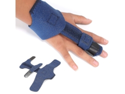 Rebe-yeso Para Dedos,apoio Removible Para Cualquier Dedo,alivia Dolores,esguinces Y Lesiones De Tendones Con Tirante Ajustable Azul