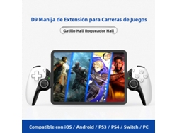(blanco) Controlador De Juego Móvil Telescópico Con Función Turbo Y Vibración De 6 Ejes