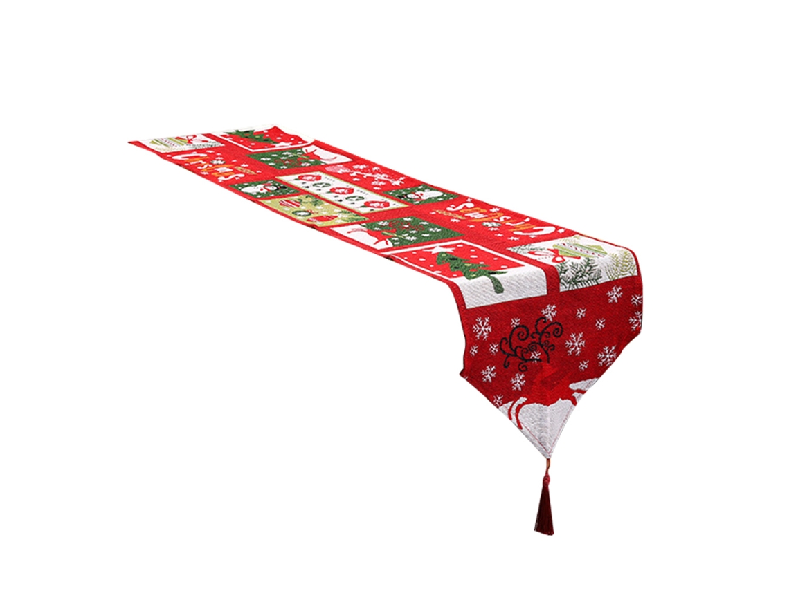 Camino De Mesa Navideño Con Diseños Temáticos Para La Decoración Festiva De La Mesa Y Regalo De Año Nuevo