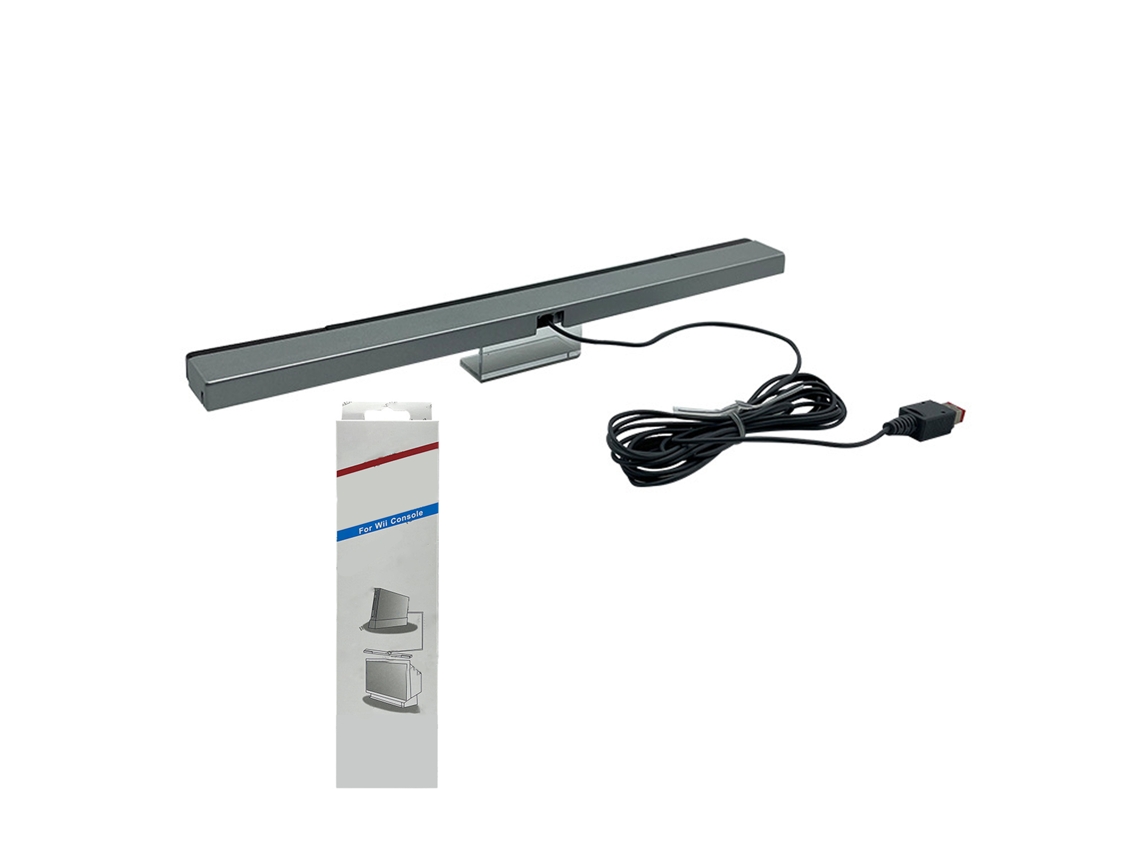 Barra Receptora De Sensor Infrarrojo Cableada Para Consola Wii Wii U Motion Plus