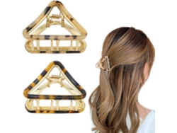 2 pinzas para el cabello con estampado de leopardo, diseño francés, accesorios para el cabello para mujeres y niñas.