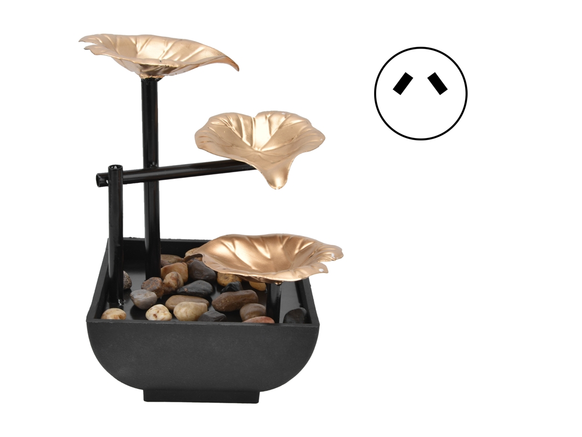 Fuente De Mesa Con Agua Corriente, Adorno Led Para Decoración Del Hogar/oficina, Feng Shui, Enchufe Australiano.