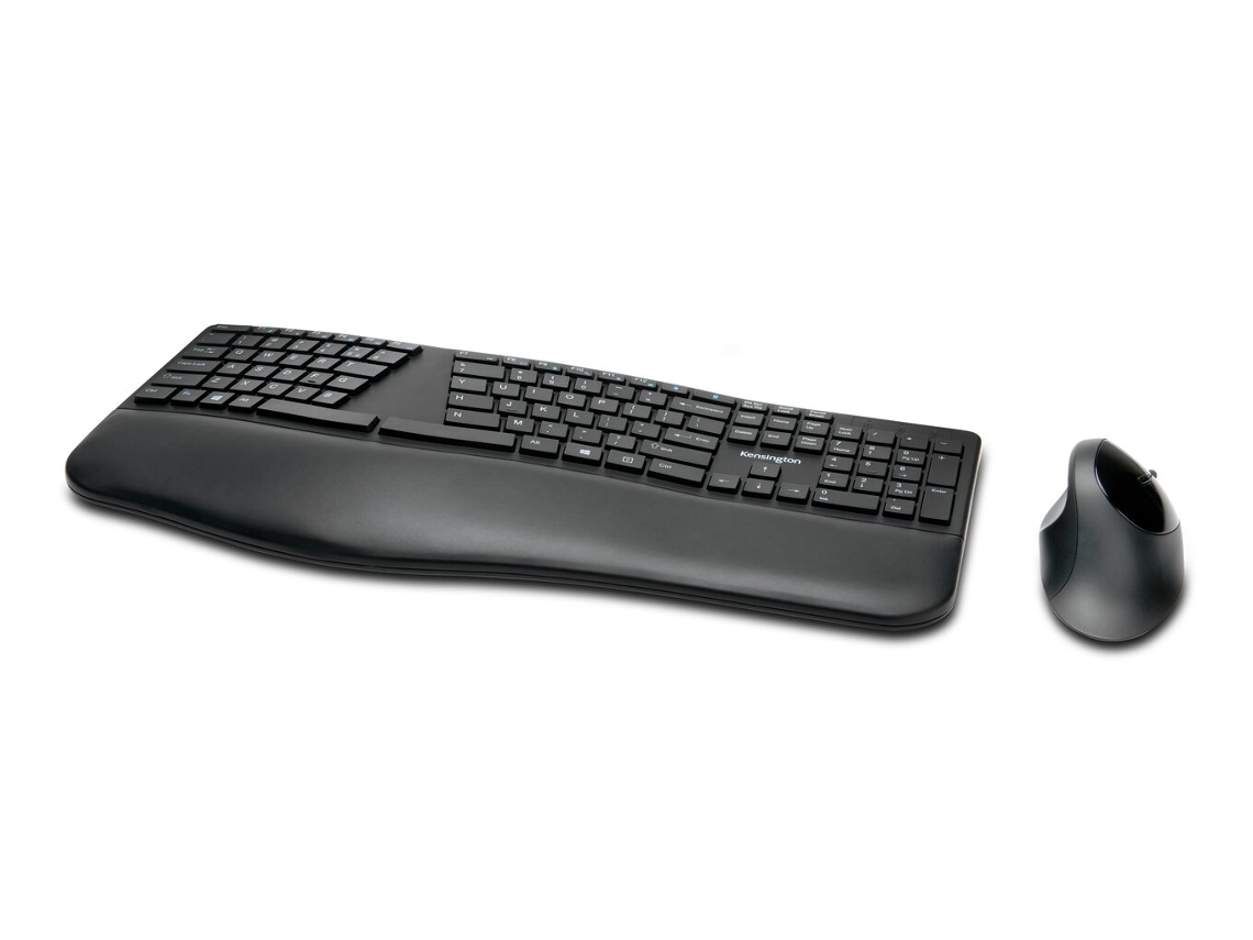 KENSINGTON Pro Fit Ergo teclado Ratón incluido RF Wireless Bluetooth QWERTY Inglés del Reino Unido Negro