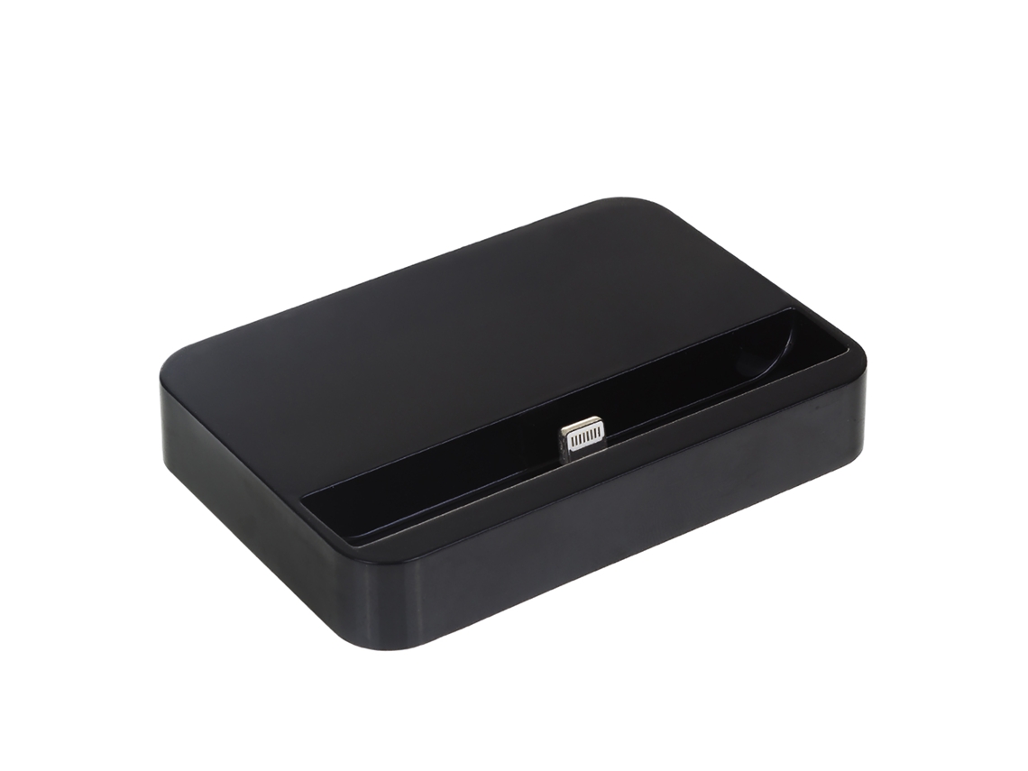 Base De Carga Plana Para Iphone 5/se/6/6 Plus Negra