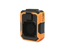 Blanco10000mah Ventilador Portátil Ultraligero Cuello/cintura Usb Camping Senderismo Escalada Running