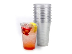 2026-25 Vasos Plásticos Transparentes Resistentes 300ml 10oz Ideal Para Café Jugo Té Burbuja Sin Tapas