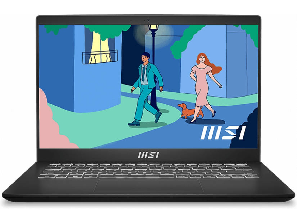 Portátil MSI Modern 14 C5M-023XES 5625U (14'' - AMD Ryzen 5 5625U - RAM: 8 GB - 512 GB SSD - AMD Radeon Graphics)