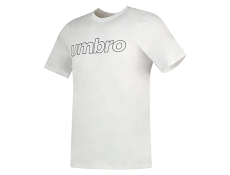 Camiseta de Hombre para Fútbol UMBRO Linear Logo Graphic Blanco (L)