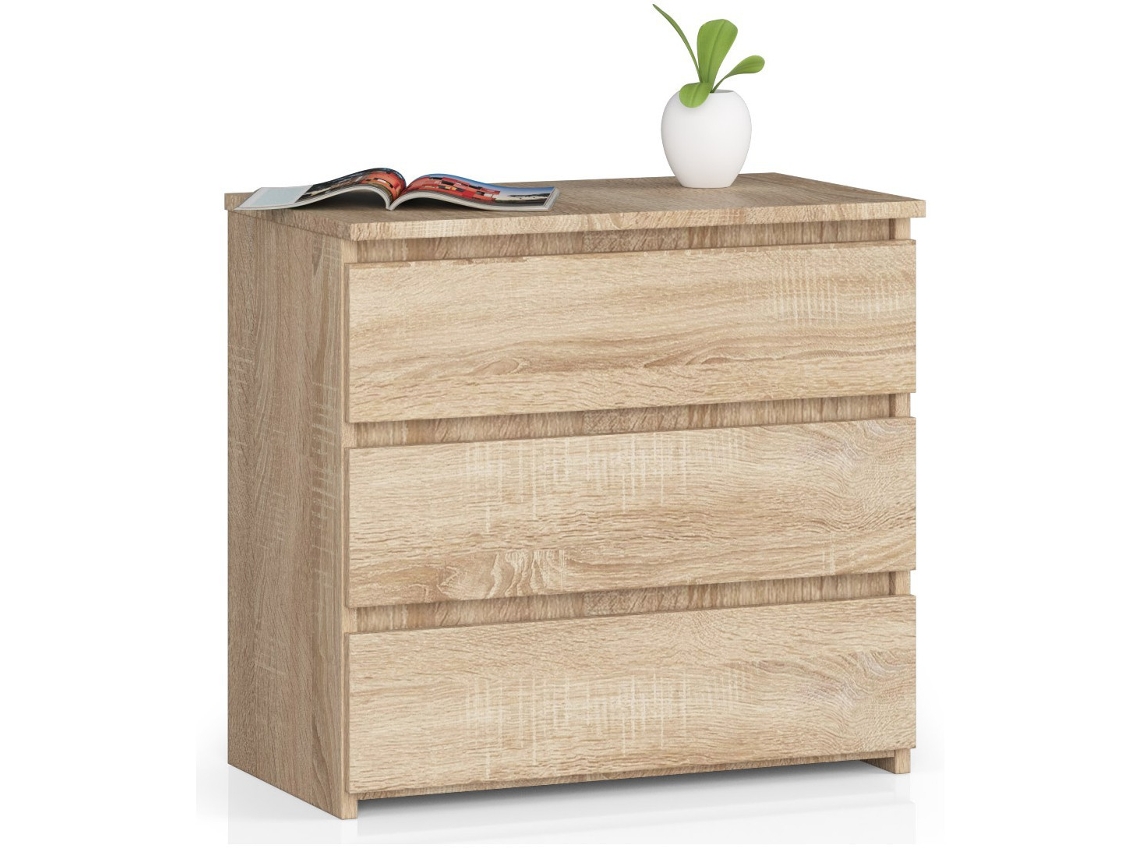 Mesita de Noche Akord Sonoma AKORD FURNITURE FACTORY (57x60x35cm)