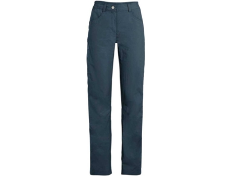 Pantalones para Mujer VAUDE Farley V Azul para Montaña (48)